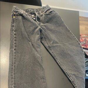 Levi’s 501 90s grey/black was 24/27